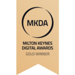MKDA Milton Keynes Digital Awards Gold Winner badge
