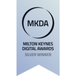 MKDA Milton Keynes Digital Awards Silver Winner in retail website category badge